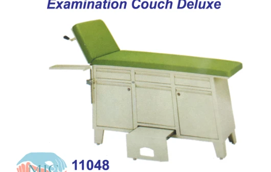 Examination couch — deluxe — catalogue photograph