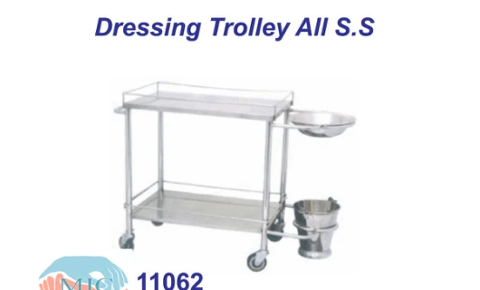 Dressing trolley — stainless steel — catalogue photograph